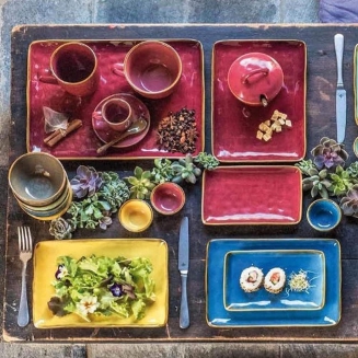  Rose&Tulipani | Concerto Blu Cobalto rectangular plate - Cobalt, 36 x 26.5 cm - 7