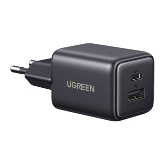 Ładowarka sieciowa Ugreen X514 USB + USB-C, GaN, 20W (czarna) - 4