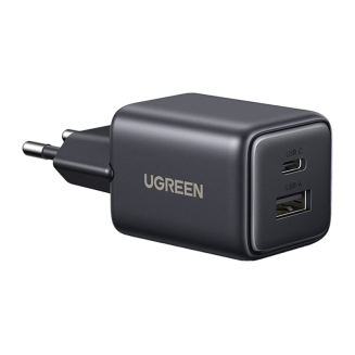  Ugreen X514 USB + USB-C, GaN, 20W Wall Charger (Black) - 4