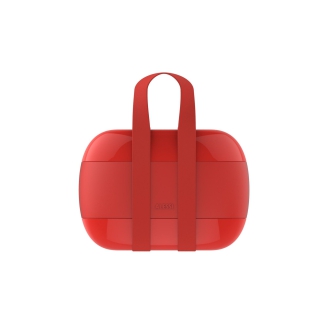 Alessi Food à Porter lunch box, red - 3