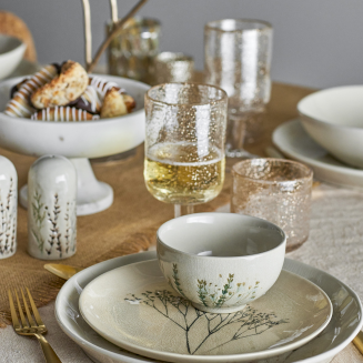 Zestaw porcelany śniadaniowy Bloomingville Bea 12 szt. | SZYBKA WYSYŁKA 24H | BESTSELLER - 4