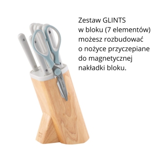 Zestaw noży w bloku BergHOFF Glints Spirit 7 elementów - 7