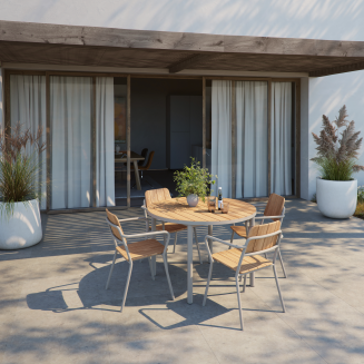 Krzesło ogrodowe SACKit Kirra Patio Taupe - 4