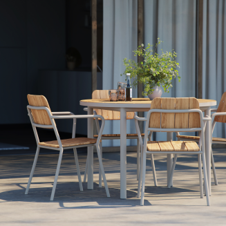 Krzesło ogrodowe SACKit Kirra Patio Taupe - 5