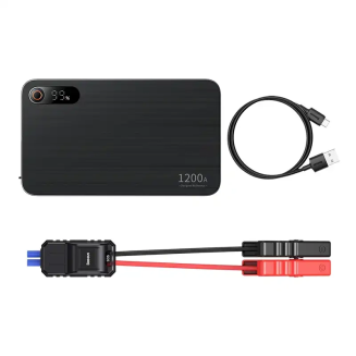 Powerbank/Rozrusznik Baseus Pro+ Car Jump Starter, 12000mAh, 1200A, USB (czarny) - 8