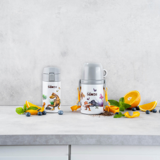 Dziecięcy kubek termiczny Zwilling Thermo Dinos Biały 380 ml - 7