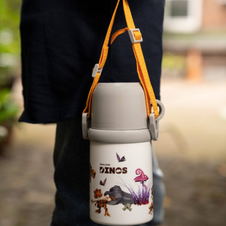 Dziecięcy kubek termiczny Zwilling Thermo Dinos Biały 380 ml - 4