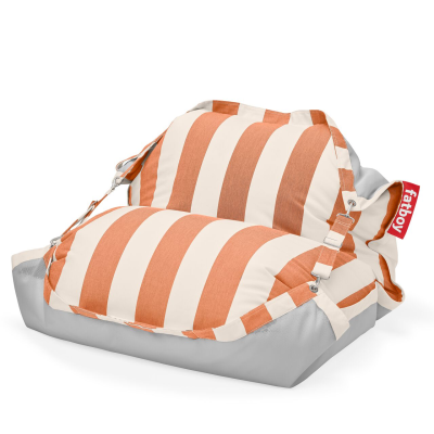Pufa pływająca Fatboy Floatzac Stripe Orange Creme 180x134 cm