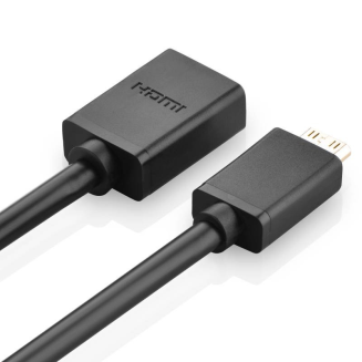  UGREEN Mini HDMI-HDMI Adapter 22cm (Black) - 3