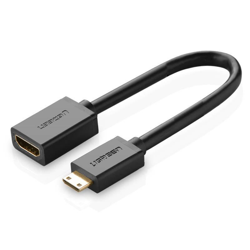  UGREEN Mini HDMI-HDMI Adapter 22cm (Black)