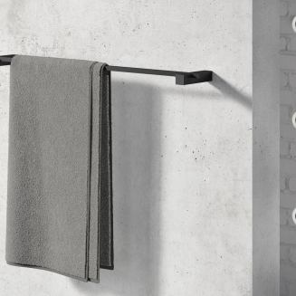 Wieszak na ręczniki Zack Carvo czarny - 3