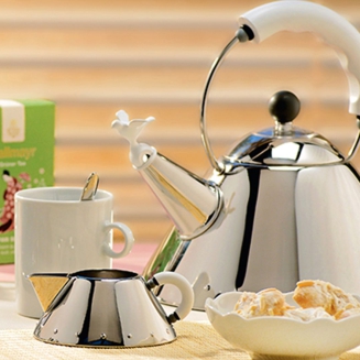 Alessi 9093 white kettle with whistle - 2