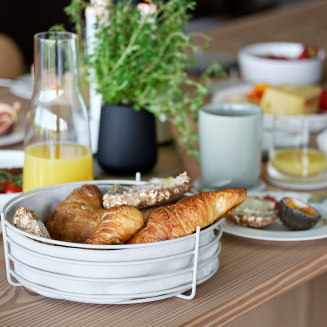 Zone Denmark Singles Warm Grey Bread Basket - 5