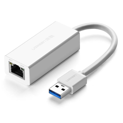  UGREEN CR111 USB-A-RJ45 Network Adapter (White)