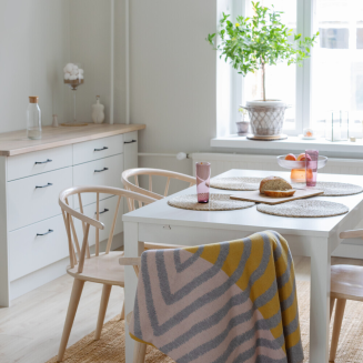 Koc Lapuan Kankurit METSALAMPI rose-grey-ochre 130x200 cm - 2