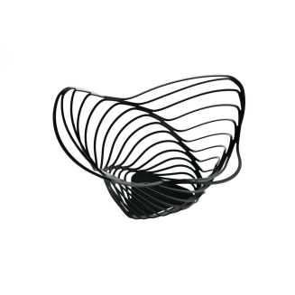 Patera na owoce Alessi Trinity czarna 33x16 cm - 3