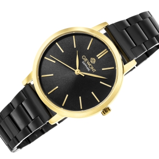 Zegarek Damski Giewont Sapphire Złoto Czarny GW2360-B4 - 3