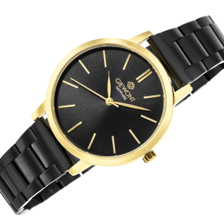 Zegarek Damski Giewont Sapphire Złoto Czarny GW2360-B4 - 3