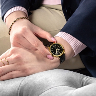 Zegarek Damski Giewont Sapphire Złoto Czarny GW2360-B4 - 6