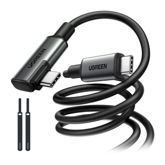 Kabel USB-C do USB-C Ugreen US551, VR, 5 Gbps, 5m (czarny) - 3