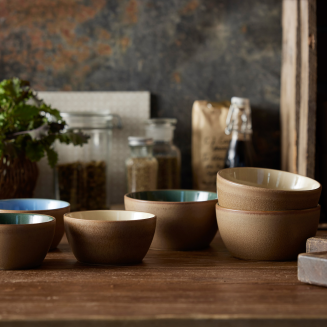  Set of 4 bowls Bitz Wood Ocean 12 cm - 6