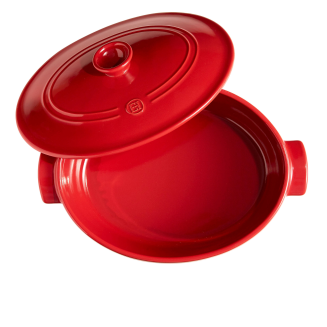  Emile Henry oval ceramic pot, 6 l, red - 2