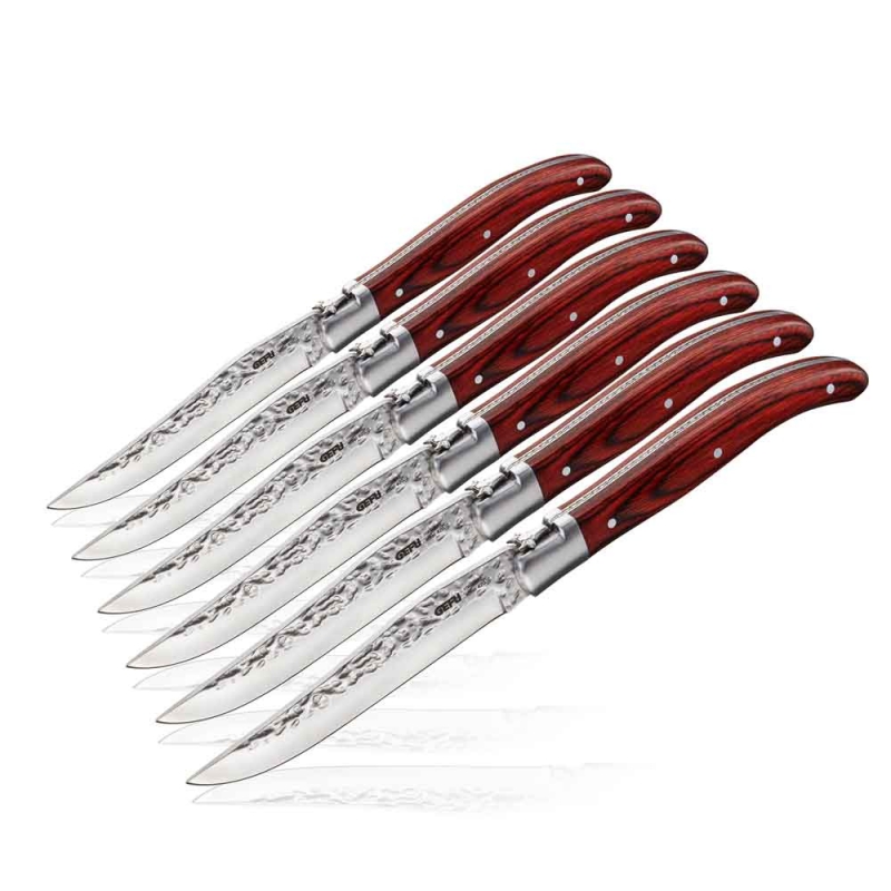  Set of 6 Gefu RANCHO steak knives