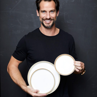 Talerz Bitz Gastro Cream&Cream 27 cm - 3