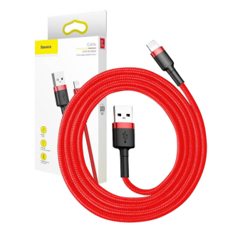 Kabel Lightning USB Baseus Cafule 2A 3m (czerwony) - 11