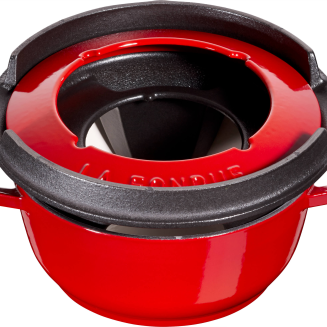 Zestaw do fondue Staub - 16 cm, Czerwony - 4