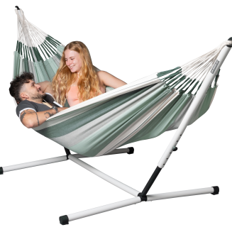 Stojak na hamak podwójny La Siesta Nautico Cool Grey - 4