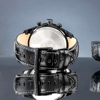 Zegarek Męski Giewont Chronograph Sapphire Czarny GW7650-A4 - 7