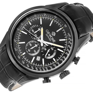 Zegarek Męski Giewont Chronograph Sapphire Czarny GW7650-A4 - 3