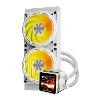 Chłodzenie wodne DARKFLASH DE240 120mm (białe) - 3
