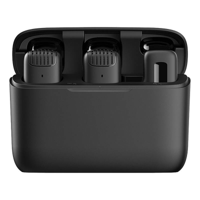 Mikrofon z etui ładującym Apexel APL-MIC008 typ-C, 2 szt