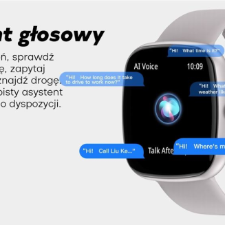 Smartwatch Damski GRAVITY GT18-7 Beżowy Pasek Silikonowy + Czarny Pasek - 13