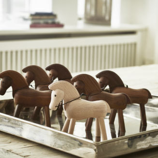 Figurka drewniana Kay Bojesen Horse orzech 14 cm - 7