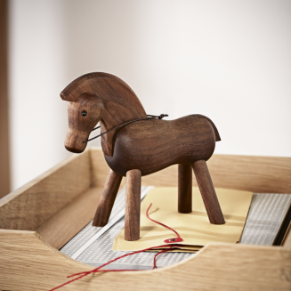 Figurka drewniana Kay Bojesen Horse orzech 14 cm - 5