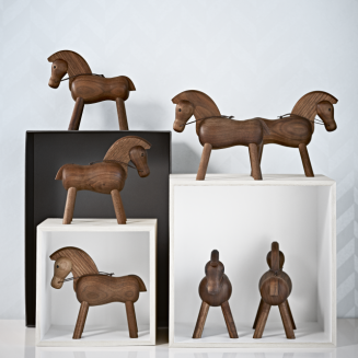 Figurka drewniana Kay Bojesen Horse orzech 14 cm - 6