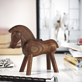  Wooden figurine Kay Bojesen Horse walnut 14 cm - 4