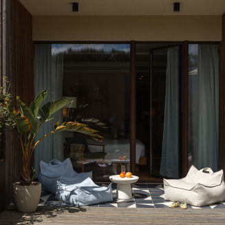 Pufa dziecięca Wigiwama Beanbag Chair OUTDOOR Azure - 11