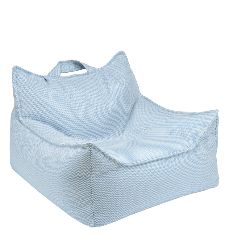 Pufa dziecięca Wigiwama Beanbag Chair OUTDOOR Azure