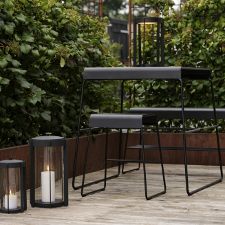  Zone Denmark Firefly Black 35 cm candle lantern - 5