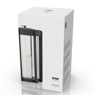  Zone Denmark Firefly Black 35 cm candle lantern - 4