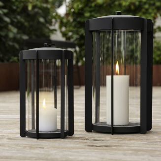  Zone Denmark Firefly Black 35 cm candle lantern - 7