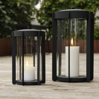 Lampion na świecę Zone Denmark Firefly Black 35 cm - 7