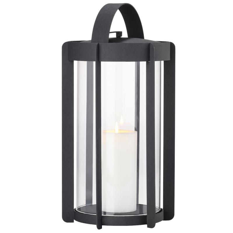  Zone Denmark Firefly Black 35 cm candle lantern