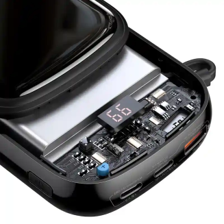 Powerbank BASEUS Qpow Pro 20000mAh 20W z kablem Lightning (czarny) - 3