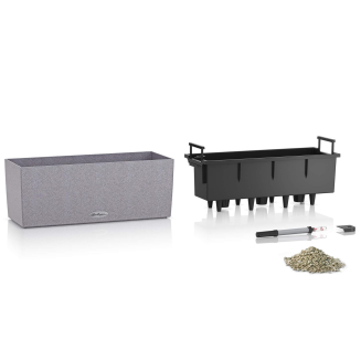 Donica Lechuza Balconera Stone 50 | 80 piaskowy beż - 3