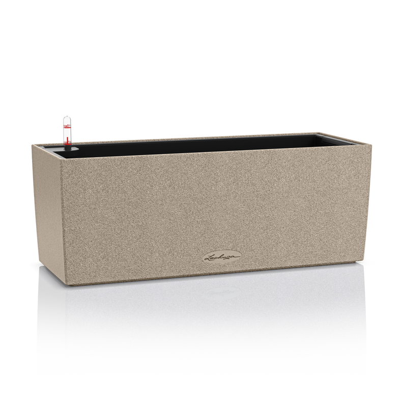 Donica Lechuza Balconera Stone 50 | 80 piaskowy beż